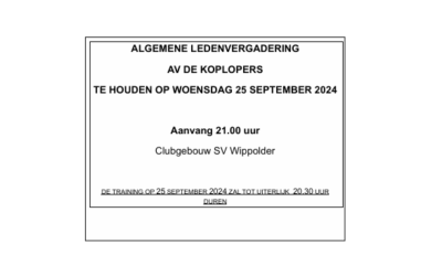 Jaarverslag 2023-2024 gepubliceerd. Uitnodiging ALV op 25 september.