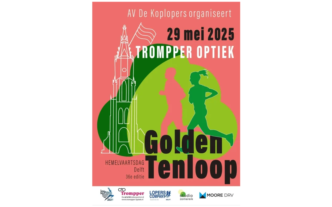 Inschrijving Golden Tenloop opent 14 Februari om 20:00