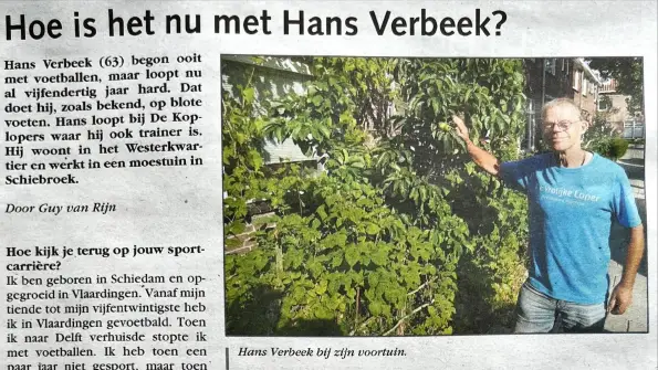 Leden in de media: Hans Verbeek
