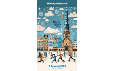 nieuwjaarsborrel op 8 januari na de training