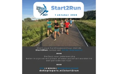 Start2Run Cursus in najaar start op 1 oktober