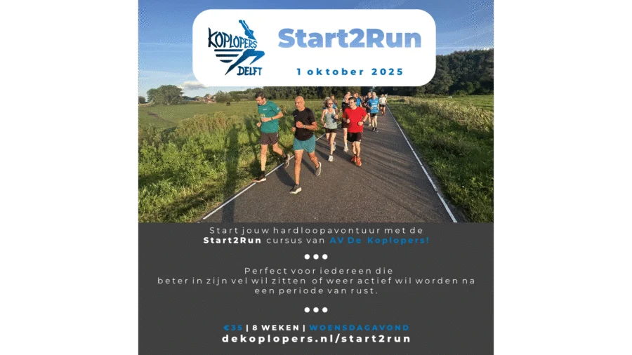 Start2Run Cursus in najaar start op 1 oktober