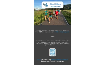 Start2Run Cursus in najaar start op 14 oktober