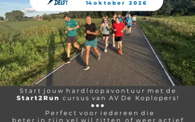 Start2Run Cursus in najaar start op 14 oktober
