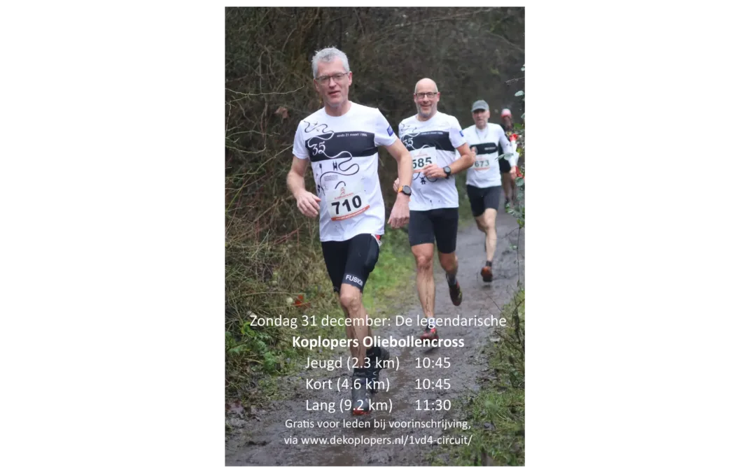Schrijf je in voor de Oliebollencross