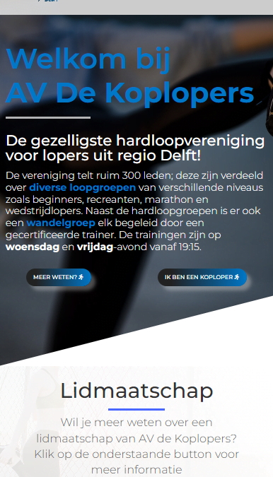 Nieuwe website!