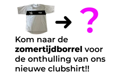 Onthulling nieuwe clubshirt tijdens de zomertijdborrel op 3 april!