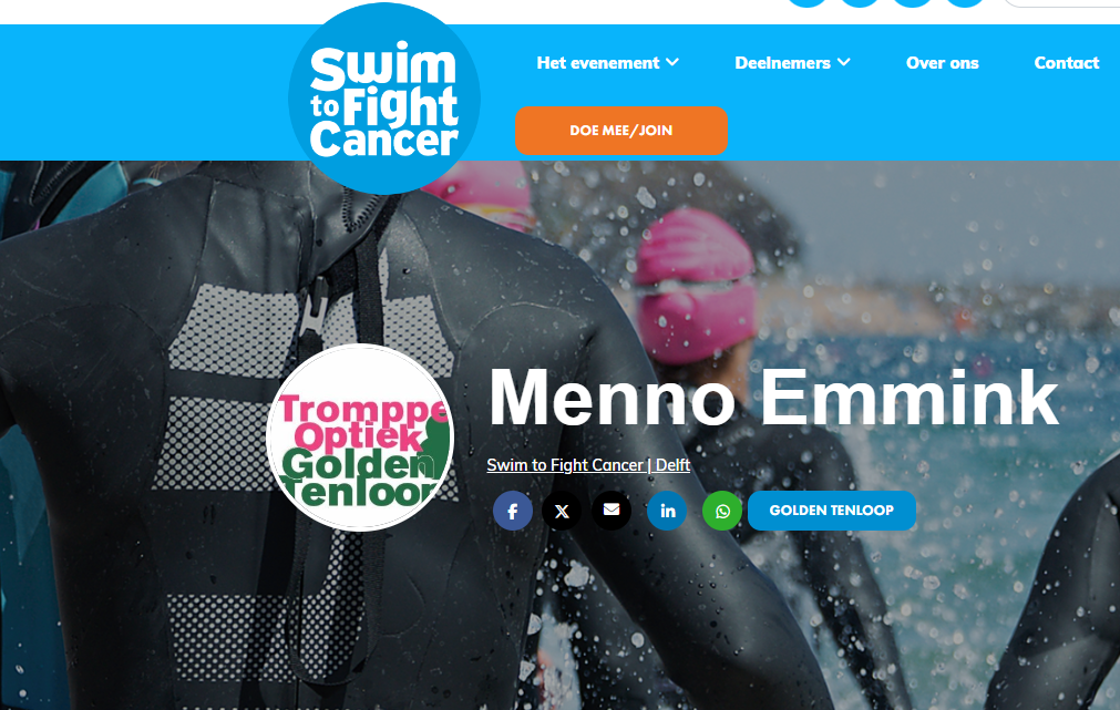Steun onze Menno voor KWF