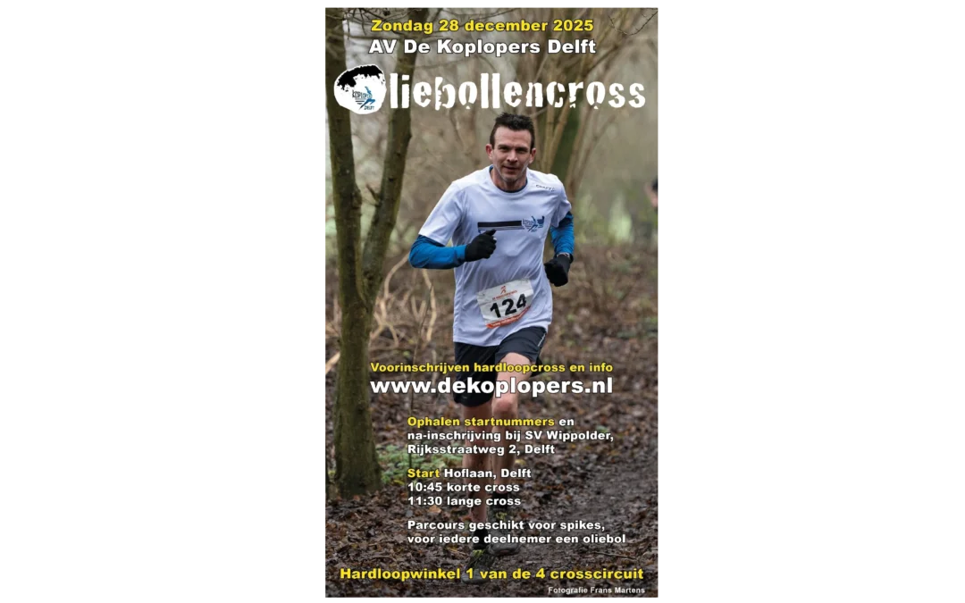 Sluit je sportjaar af met de legendarische Oliebollencross!