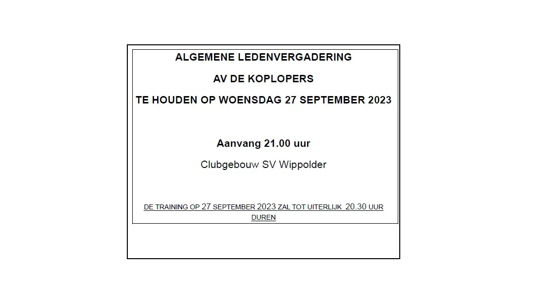 Jaarverslag gepubliceerd. Uitnodiging ALV op 27 september.