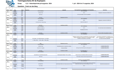 Zomerschema groep 1-3 online!